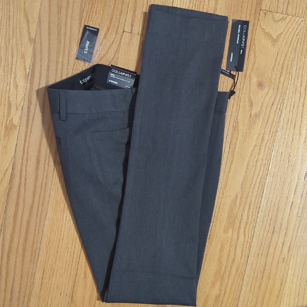 Express Columnist Gray Dress Pants